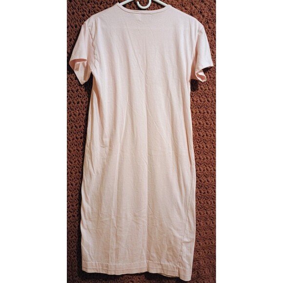 J.Crew T-Shirt Dress Womens Small Pink Pocket Short Sleeve Crewneck Casual - Picture 2 of 7